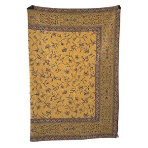 Antiquaria Limonta Home Italian Tablecloth Tapestry Floral Pattern Cotton 65x48